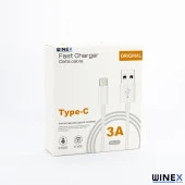 Winex Samsung Galaxy Z Flip 5 İle Uyumlu 3A 45W UsbA to Type-C 3Metre Data ve Hızlı Şarj Kablosu - 6