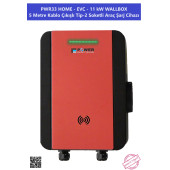 PWR33 HOME-EVC-11 kW WALLBOX - 5 MT KABLO ÇIKIŞLI ELEKTRİKLİ ARAÇ ŞARJ CİHAZI - 8