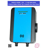 PWR33 HOME-EVC-11 kW WALLBOX - 5 MT KABLO ÇIKIŞLI ELEKTRİKLİ ARAÇ ŞARJ CİHAZI - 3