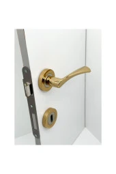 Bravo Saten Albirifin Rozetli Oda Kapı Kolu 2 Takım thumbnail 2