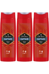 Old Spıce Captain Duş Jeli 400 ml 3 Adet - 1