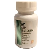 Lutexhim Lactoferrin, Antosiyanin, Omega 3, Quersetin, Lutein, Zeaksantin 30 Soft jel thumbnail 2
