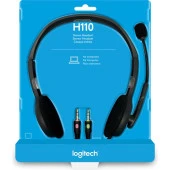 Logitech H110 Kablolu Stereo Kulaklık - Gri thumbnail 5