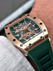 Jg. Polo Clup JPC.1223 14770.05 Silikon Kordon Otomatik Erkek Kol Saati thumbnail 4