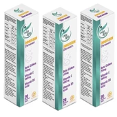 İmmuferon Beta Glucan 200mg, Vitamin C 1000mg, D3, Çinko, Karamürver 20 Efervesan - 3'lü thumbnail 1