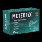 Meteofix Propil Oligopeptidaz, Amilaz, Lipaz, Proteaj, Selülaz, Bromelain, Zencefil Sindirim Enzimler 40 Kapsül thumbnail 2