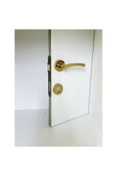 Bravo Albirifin Rozetli Kapı Kolu Yale Çelik Kapı Kolu Sol Basar 1 Adet thumbnail 3