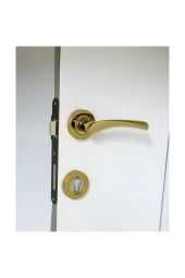 Bravo Albirifin Rozetli Kapı Kolu Çelik Kapı Kolu 1 Takım thumbnail 4