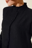 Fırfır Detaylı Tunik Siyah thumbnail 4