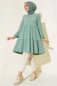 Kol Lastikli Tunik Çağla Yeşili thumbnail 2