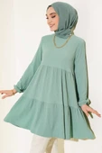 Kol Lastikli Tunik Çağla Yeşili thumbnail 1