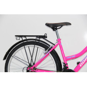 Dorello Pembe 26 Jant Bisiklet Dorello Bisiklet 2650 Bisiklet Çamurluğu Sepetli Bisiklet Pembe Bisiklet - 3