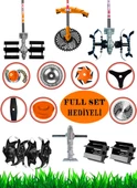 Wackcer Pro Alman W-9000 Stc Motor 10 In 1 Sırt Tipi Tırpan Toprak Eşeleme Akrobat Çapa Aparatı - 4