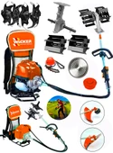 Wacker Pro Germany Rsx Motor Arazi Seti 20 Hp Sırt Tırpan Toprak Eşeleme Akrobat Çapa Aparatı - 2