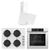 Ferre 3 'lü Beyaz Ankastre Set D087+cs206+xe62cb thumbnail 1