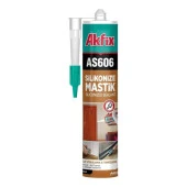 Akfix AS606 Silikonize Akrilik Mastik 500Gr Gri - 1