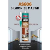 Akfix AS606 Silikonize Akrilik Mastik 500Gr Gri - 2