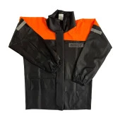 Forte Gt 1134 Motosiklet PVC Yağmurluk Cepli Alt Üst Takım 3XL Beden Turuncu - 1