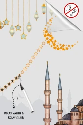 Ramazan Planlayıcı, Yapışkansız Tutunan Akıllı Kağıt, Oruç Takip Çizelgesi, Tarihsiz Planlayıcı - 2