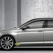 VW Passat B8 2015-2019 Sol Ön Çamurluk Alt Kromaj Çıtası 3G0853995D - 1