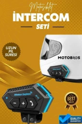 Intercom Bt12 Bluetooth Motosiklet Kask Kulaklığı - 2
