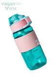 TKK 500 ML Kalın Isırılamaz Pipetli Bpa İçermeyen Taşıma Kulplu Tritan Su Matarası FFTKK1003-500ML - 12