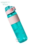 TKK 800 ML Kalın Isırılamaz Pipetli Bpa İçermeyen Taşıma Kulplu Tritan Su Matarası FFTKK1003-800ML - 11