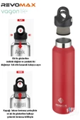 Revomax 473 ML Özel Kapak Sistemli 18saat Sıcak/36 Saat Soğuk  Çelik Termos -473ML - 9