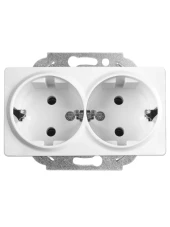 Viko Linnera İkili Topraklı Priz Beyaz 90440056 (Çerçeve Dahil) (4 Adet) thumbnail 2