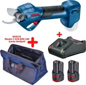 Bosch Pro Pruner 12 V 2 Ah Çift Akülü Dal Budama Makası + Bosch Taşıma Çantası thumbnail 1