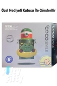 CocoSmile Özel Kutulu Kılıflı 470 ML Pipetli Çelik Termos -Boyun Askılı- 4 Farklı Model  csKılıflı - 9