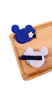 Minnie Kot Desenli Kız Çocuk Toka thumbnail 3