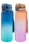 Uzspace 2'li Tritan Matara Seti 500 ml Çift Renk Softtouch FF Collection Tritan Su Matarası - 2