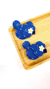 Minnie Kot Desenli Kız Çocuk Toka 3 thumbnail 1