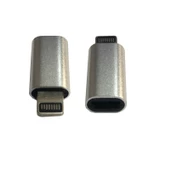 Mikro usb erkek to Lightning erkek çevirici şarj adaptörü thumbnail 3