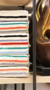 %100 Pamuklu 6'lı 50x90 Cm Karma Renkli El & Yüz Havlu Seti thumbnail 3