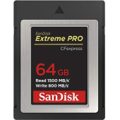SanDisk Extreme PRO CFexpress 64GB SDCFE-064G-GN4NN 1500MB/s Type B XQD 4K Hafıza Kartı - 1