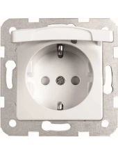 Viko Linnera Topraklı Çoçuk Korumalı Kapaklı Priz Beyaz 90440012 (Çerçeve Dahil) (8 Adet) thumbnail 2