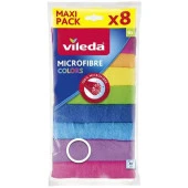 Vileda Mikrofiber Colors Temizlik Bezi 8'li Paket - 1