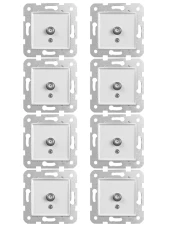 Viko Linnera Uydu Prizi F Konnektörlü Sonlu (Çerçeve Dahil) 90440096 (8 Adet) - 1