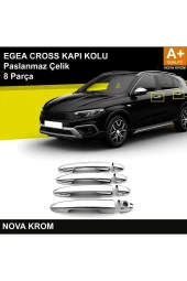Fiat Egea Cross Krom Kapı Kolu 8 Prç. 2020 Üzeri - 1