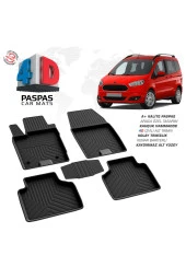 Ford Courier 4D Havuzlu Paspas Siyah A+Kalite - 1