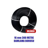 16 MM DAMLAMA BORUSU 300 METRE DELİKSİZ DAMLA SULAMA HORTUMU SULAMA SİSTEMİ thumbnail 1