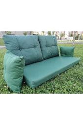 Almina Bahçe Balkon Ve Teras Oturma Grubu Yeşil Renk Döşeme - 2