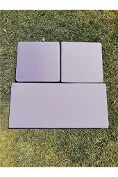 Almina Bahçe Balkon Ve Teras Oturma Minderi 4 Adet Mavi Renk Döşeme - 1