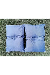 Almina Bahçe Balkon Ve Teras Kırlent 2 Adet Mavi Renk Döşeme - 1