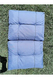 Almina Bahçe Balkon Ve Teras Sırt Minderi 2 Adet Mavi Döşeme - 1