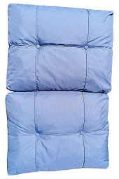 Almina Bahçe Balkon Ve Teras Sırt Minderi 2 Adet Mavi Döşeme - 2