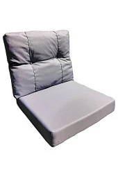 Almina Bahçe Balkon Ve Teras Takımı Tek Kişilik Mavi Renk Döşeme - 1