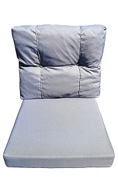 Almina Bahçe Balkon Ve Teras Takımı Tek Kişilik Mavi Renk Döşeme - 2